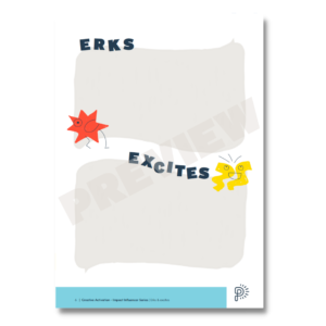 Erks and Excites Worksheet